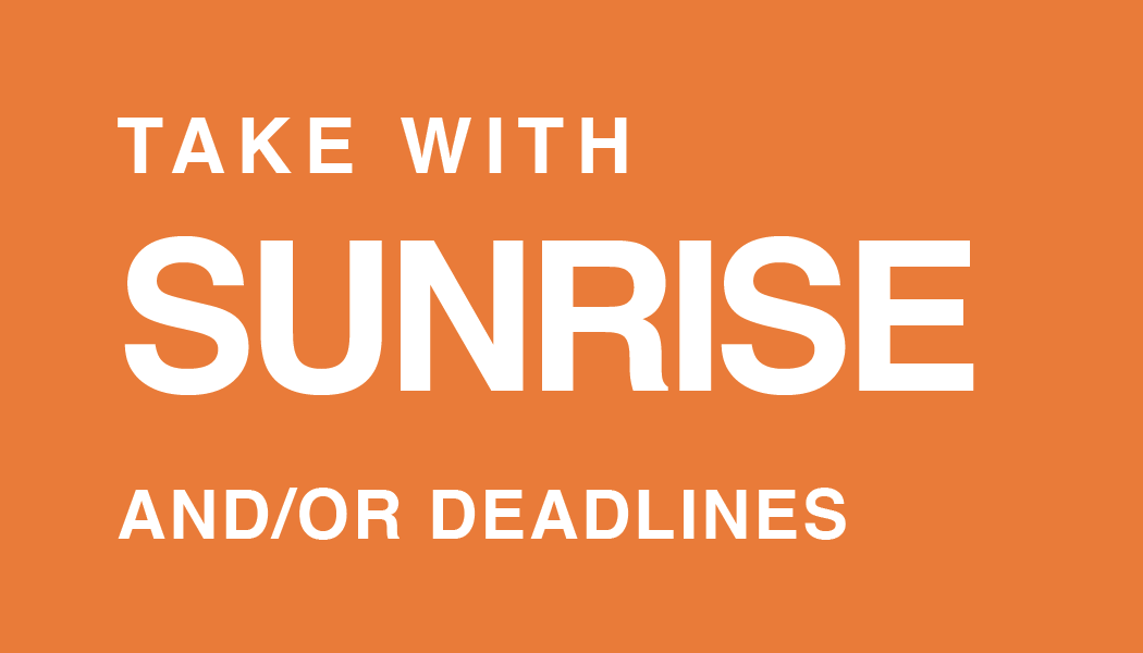 SUNRISE Sticker